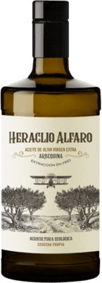 Free Shipping | Olive Oil Heraclio Alfaro EVOO Extra Virgin Spain Medium Bottle 50 cl