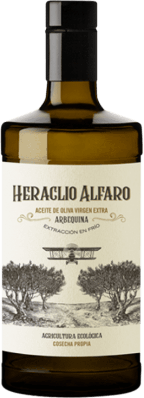 Envío gratis | Aceite de Oliva Heraclio Alfaro Virgen Extra España Botella Medium 50 cl