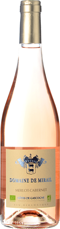 8,95 € Бесплатная доставка | Розовое вино Domaine de Mirail Rosé Молодой I.G.P. Vin de Pays Côtes de Gascogne