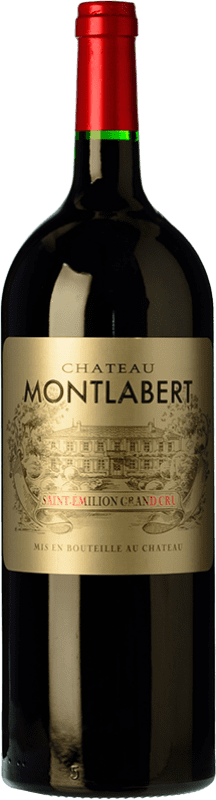 Spedizione Gratuita | Vino rosso Château Montlabert A.O.C. Saint-Émilion Grand Cru bordò Francia Merlot, Cabernet Franc Bottiglia Magnum 1,5 L