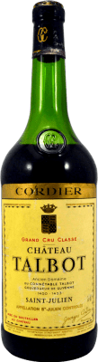 Château Talbot Georges Cordier 收藏家标本 Saint-Julien 1975 瓶子 Magnum 1,5 L