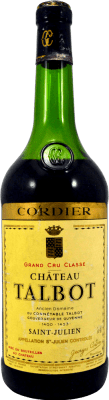 Château Talbot Georges Cordier Saint-Julien 1975 Magnum Bottle 1,5 L Collector’s Bottle – Not for Consumption
