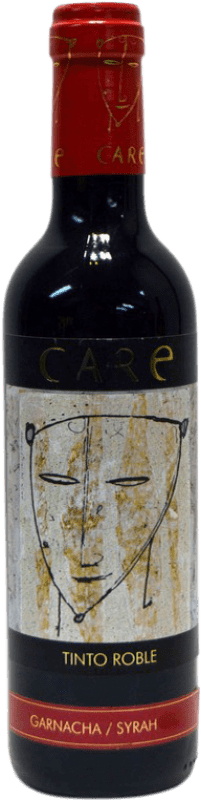 10,95 € Envio grátis | Vinho Tinto Añadas Care Carvalho D.O. Cariñena Meia Garrafa 37 cl Garrafa de Colecionador – Não Própria para Consumo