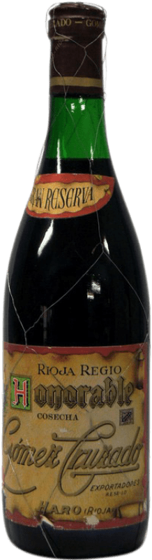 75,95 € Free Shipping | Red Wine Gómez Cruzado Honorable Regio 1964 D.O.Ca. Rioja Collector's Item Not for Consumption