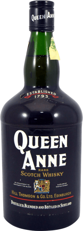 55,95 € | Whisky Blended Hill Thomson Queen Anne Old Bottling Collector's Specimen 1970's United Kingdom Bottle 75 cl