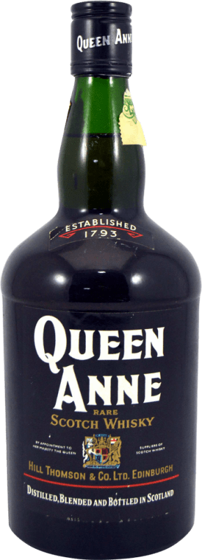 Envio grátis | Whisky Blended Hill Thomson Queen Anne Old Bottling 1970's Reino Unido 75 cl Exemplar de colecionador Não Próprio para Consumo