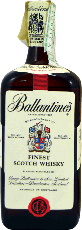 16,95 € | Виски смешанные Ballantine's Botella Alta Коллекционный образец 1970-х гг Объединенное Королевство 75 cl