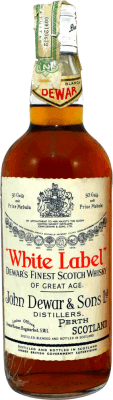 Whisky Blend Dewar's White Label Old Bottling 75 cl Objet de Collection Non Destinée à la Consommation