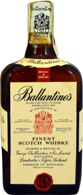 威士忌混合 Ballantine's Botella Baja 珍藏版 1970 年代 75 cl