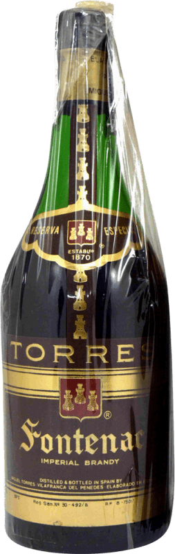54,95 € | Brandy Torres Fontenac Old Bottling Spécimen de Collection années 1970's Espagne 75 cl