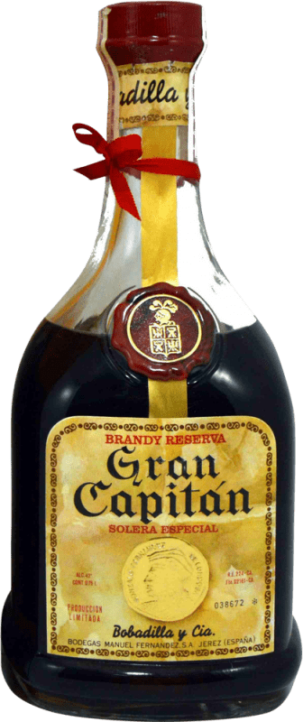 52,95 € | Бренди Bobadilla y Cia. Gran Capitán Резерва Андалусия Испания 70 cl