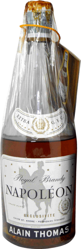55,95 € | Brandy Saint Andre Alain Thomas 1970's Royal — Reale Napoleon Francia 75 cl Esemplare da Collezione Non Idoneo al Consumo