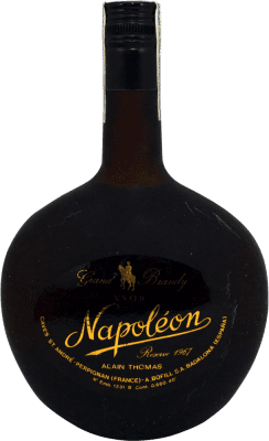 Brandy Conhaque St. Andre Alain Thomas Grand Napoleón Espécime de Colecionador década de 1970 65 cl