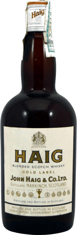 33,95 € | Blended Whisky John Haig & Co Gold Label Cierre Rosca Collector's Specimen Spain 75 cl