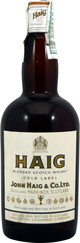 33,95 € | Whisky Blended John Haig & Co Gold Label Cierre Rosca Ejemplar Coleccionista España 75 cl