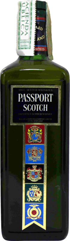 Envoi gratuit | Blended Whisky Passport Scoth Estuche Gris Spécimen de Collection Royaume-Uni 75 cl