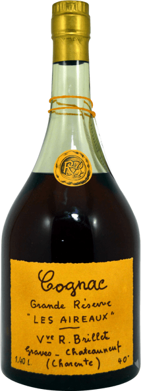 471,95 € | Cognac Brillet 1.4 L Collector's Specimen Grand Reserve A.O.C. Cognac France Magnum Bottle 1,5 L