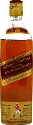 Whisky Blend Johnnie Walker Red Label 1970's 75 cl Objet de Collection Non Destinée à la Consommation
