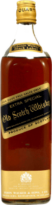 调和威士忌 Johnnie Walker Black Label Quart 1970's American — 美式 75 cl 收藏品 不可食用