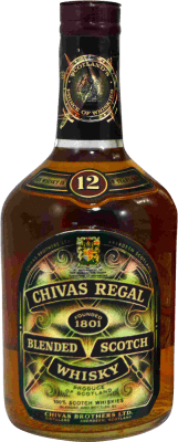 ウイスキーブレンド Chivas Regal Caja Dorada コレクターの標本 12 年 75 cl