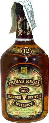 威士忌混合 Chivas Regal Escudo Dorado 收藏家标本 12 岁 75 cl