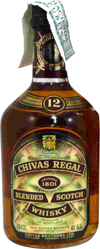 347,95 € Envoi gratuit  Blended Whisky Chivas Regal Réserve Royaume-Uni 25  Ans Bouteille