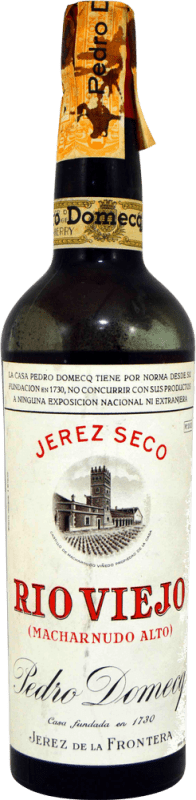 免费送货 | 加强葡萄酒 Pedro Domecq Río Viejo 1970's Seco — 干型 D.O. Jerez-Xérès-Sherry 安达卢西亚 西班牙 75 cl 收藏品 不可食用