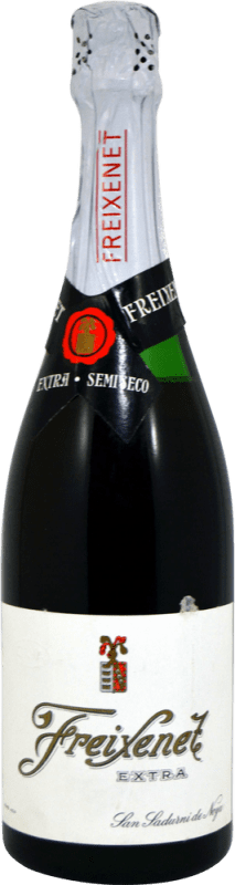 Envío gratis | Espumoso Blanco Freixenet 1970's Semiseco Extra D.O. Cava Cataluña España 75 cl Ejemplar Coleccionista No Apto para Consumo