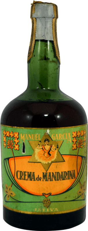 Free Shipping | Cream Liqueur Manuel García Mandarina 1940's Collector's Specimen Spain 75 cl Free Shipping | Cream Liqueur Manuel García Mandarina 1940's Collector's Specimen Spain 75 cl