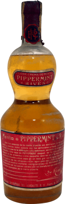 49,95 € | 利口酒 Destilerías del Guadalete Pippermint Rives 珍藏版 1930 年代 西班牙 75 cl