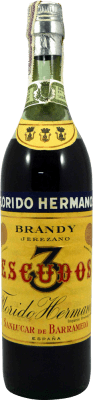 Бренди Hermanos Florido 3 Escudos Коллекционный образец 1970-х гг 75 cl