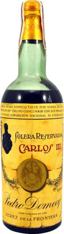 27,95 € 免费送货 | 白兰地 Pedro Domecq Fundador Carlos III 1970's 收藏家标本