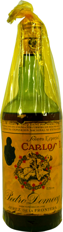 49,95 € | Brandy Pedro Domecq Carlos I Collector's Specimen 1970's Spain Bottle 75 cl