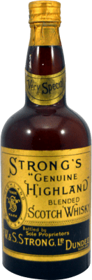 Whisky Blended Strong's Genuine Highland Collector's Specimen 1960's 75 cl