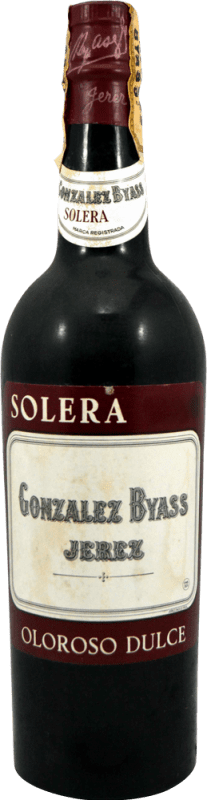免费送货 | 加强葡萄酒 González Byass Botella sin Merma 1970's Solera — 雪利酒系统 D.O. Jerez-Xérès-Sherry 安达卢西亚 西班牙 75 cl 收藏品 不可食用