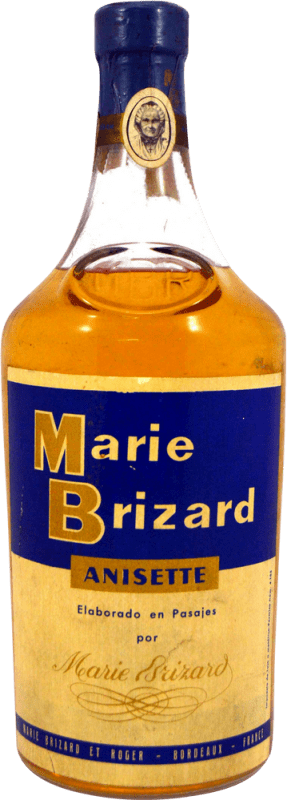 Free Shipping | Aniseed Marie Brizard Collector's Specimen 1970's France 1 L