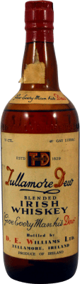 Whisky Blended Tullamore Dew D. E. Williams Collector's Specimen 1950's 75 cl