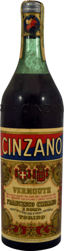 137,95 € | Vermouth Cinzano Rosso Esemplare da Collezione anni '50 Italia 1 L