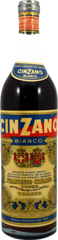 55,95 € | リキュール Cinzano 1960's Bianco — 白 イタリア 1 L コレクターズアイテム 飲食不可