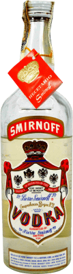 Vodka Smirnoff 1970's 75 cl Ejemplar Coleccionista No Apto para Consumo