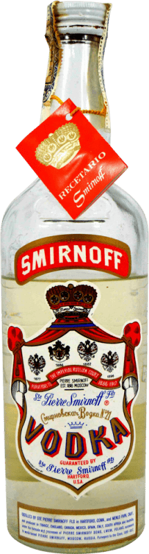 Free Shipping | Vodka Smirnoff 1970's United States 75 cl Collector's Item Not for Consumption