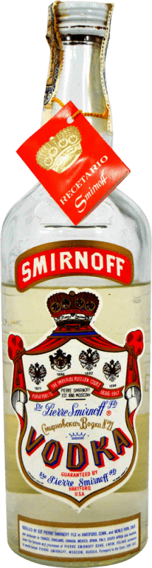 Envío gratis | Vodka Smirnoff Ejemplar Coleccionista 1970's Estados Unidos 75 cl