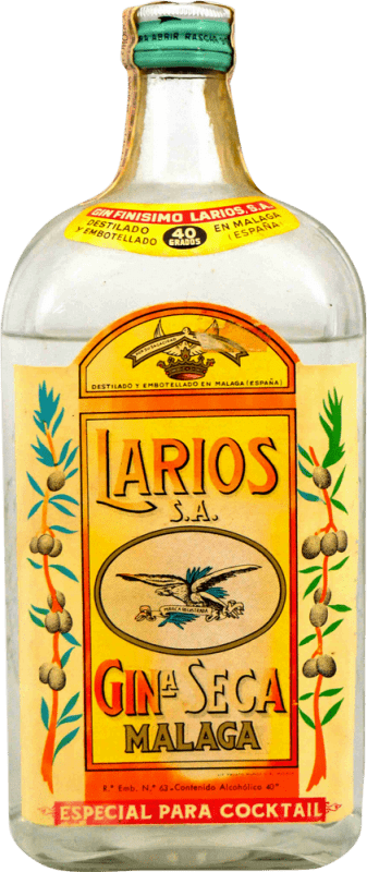 44,95 € | Джин Larios Коллекционный образец 1950-х гг Испания 1 L
