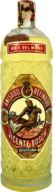 10,95 € | Anís Anís del Mono Tapón Deteriorado Ejemplar Coleccionista 1970's España 1 L
