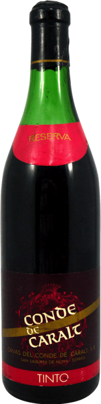 Free Shipping | Red wine Conde de Caralt Collector's Specimen Reserve Spain 75 cl