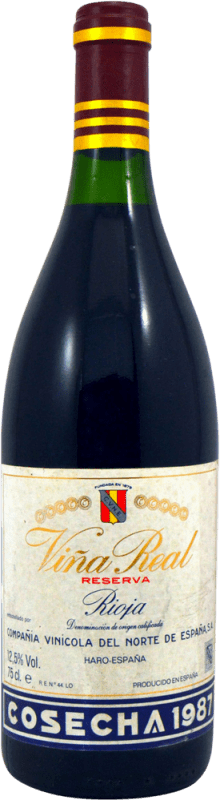 Envio grátis | Vinho Tinto Norte de España - CVNE Viña Real Reserva D.O.Ca. Rioja La Rioja Espanha 75 cl Exemplar de colecionador Não Próprio para Consumo