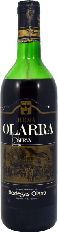 29,95 € Бесплатная доставка | Красное вино Olarra Резерва D.O.Ca. Rioja Коллекционный экземпляр Не предназначен для употребления