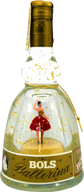 Envio grátis | Licores Zeer Oude Genever Bols Ballerina Music Box Bleu Danube Espécime de Colecionador década de 1960 Países Baixos 75 cl