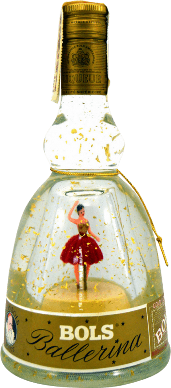 385,95 € | Licores Zeer Oude Genever Bols Ballerina Music Box Danube 1960's Bleu — Azul Países Baixos 75 cl Exemplar de colecionador Não Próprio para Consumo