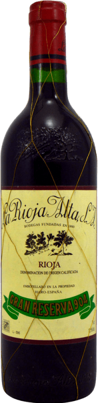 158,95 € | Red wine Rioja Alta 904 Collector's Specimen Grand Reserve 1985 D.O.Ca. Rioja The Rioja Spain 75 cl